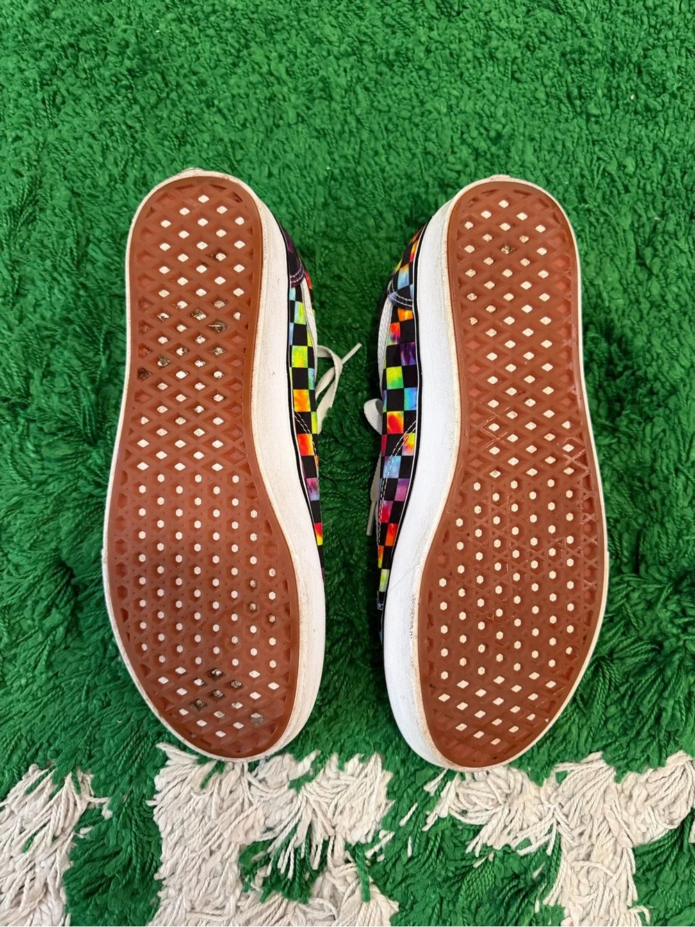 Vans heckerboard Rainbow Skate Shoes - Multi